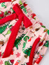 Christmas Tree Character Baby Girls Ruffle Girls Pajamas Set